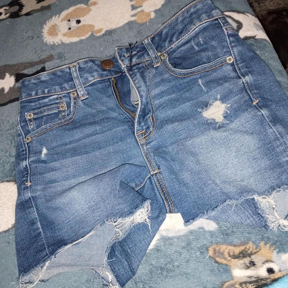 American-eagle Women's Blue and Navy Shorts